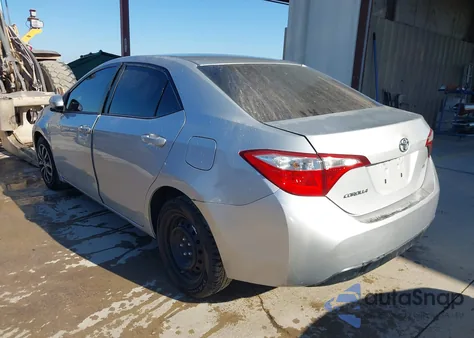2016 Toyota Corolla Le z USA, uszkodzony, nr VIN 2T1BURHE9GC626616